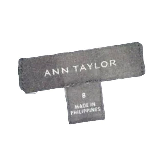 Ann Taylor Skirt Navy Blue Twee Preppy Nautical Coastal Work Quiet Luxury Wrap 8 - Picture 7 of 10